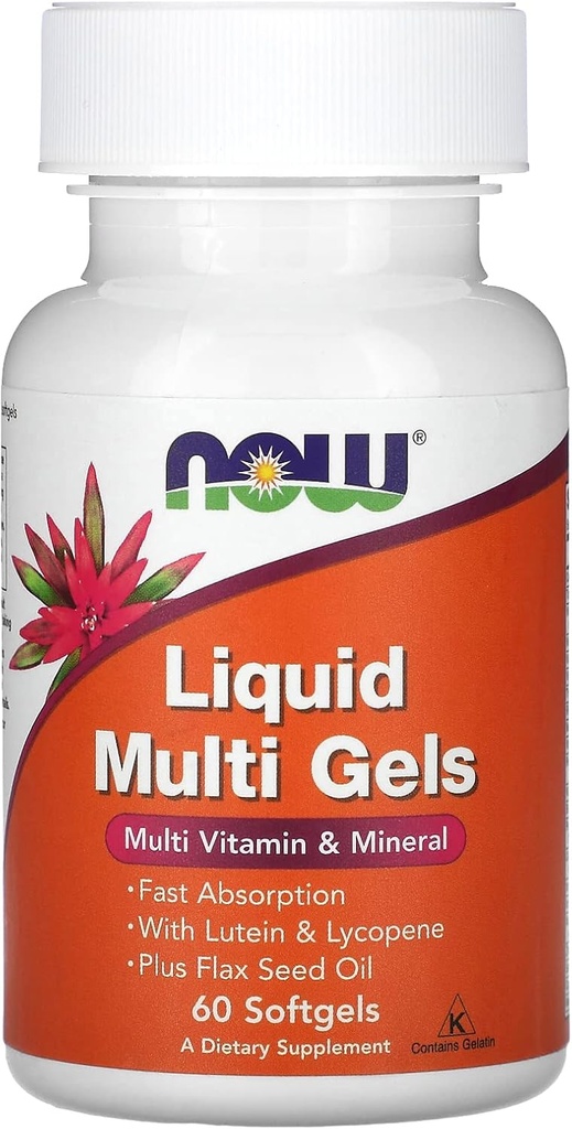 Nyní Foods Liquid Multi Softgels 60 Sgels