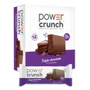 Power Crunch Protein Wafer Bary, High Protein Snacks s vynikající chutí, Triple Chocolate, 1.4 Ounce (12 Počet)