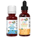 MaryRuth Organics Infant Precision Probiotics Colic & Vitamin D3 Kapky 124; USDA Organic, Clean Label Project Ověřené ® Ibration 124; Vitamíny pro imunitní podporu a celkové Wellness 124; Vegan, Non- GMO, Gluten zdarma