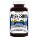 FarmHaven Magnesium Glycinate & Malate Complex w / Vitamin D3, 100% Chelated for Max Absorption, Vegetarian - Bone Health, Nerves, Svaly, 180 Kapsle, 90 dní