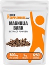 Bulkensumpments.com Magnolia Bark Extract Powder - Magnolia Officinalis, Magnolia Bark Dodatek, Magnolia Extract - Gluten Free, 800mg na Serving, 1kg (2,2 kg) (balení po 1)