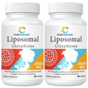 Lipozomální Glutathione Softgels, Enhanced Absorpce - Lipoziční Dodávka, Aktivní forma L- Glutathione, Buněčná, imunitní funkce a jaterní detox, Bohatí v antioxidační vzorec, Lepek zdarma, 120 Softgels