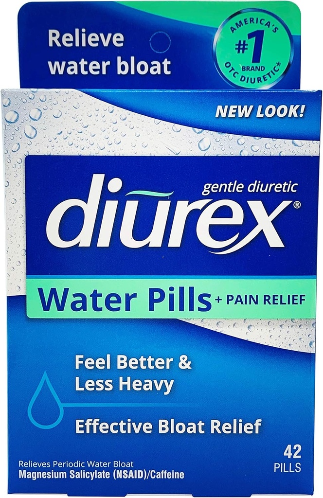 Diurex Water Pills, 42 Count Pills (Balení po 6)