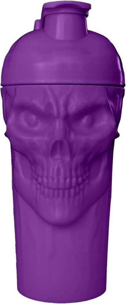 JNX SPORTS Kletba! Skull Shaker láhev, 24- Ounce, Grape Limited Edition, dodatek Mixer s Classic Loop Top