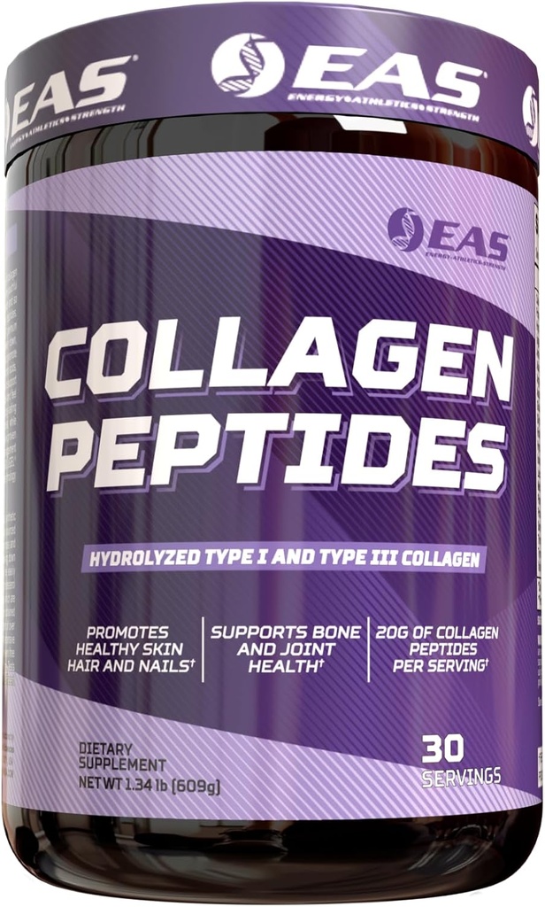 Experimentální a aplikované vědy Kolagen Peptides Powder 124; Hydrolyzované typu I & III CLAS124; pro zdravé vlasy, kůže, & nehtů 124; Kostní a společné zdraví 124; 20g Kolagen Per Serving 124; 30 Doručování (Neochucené)