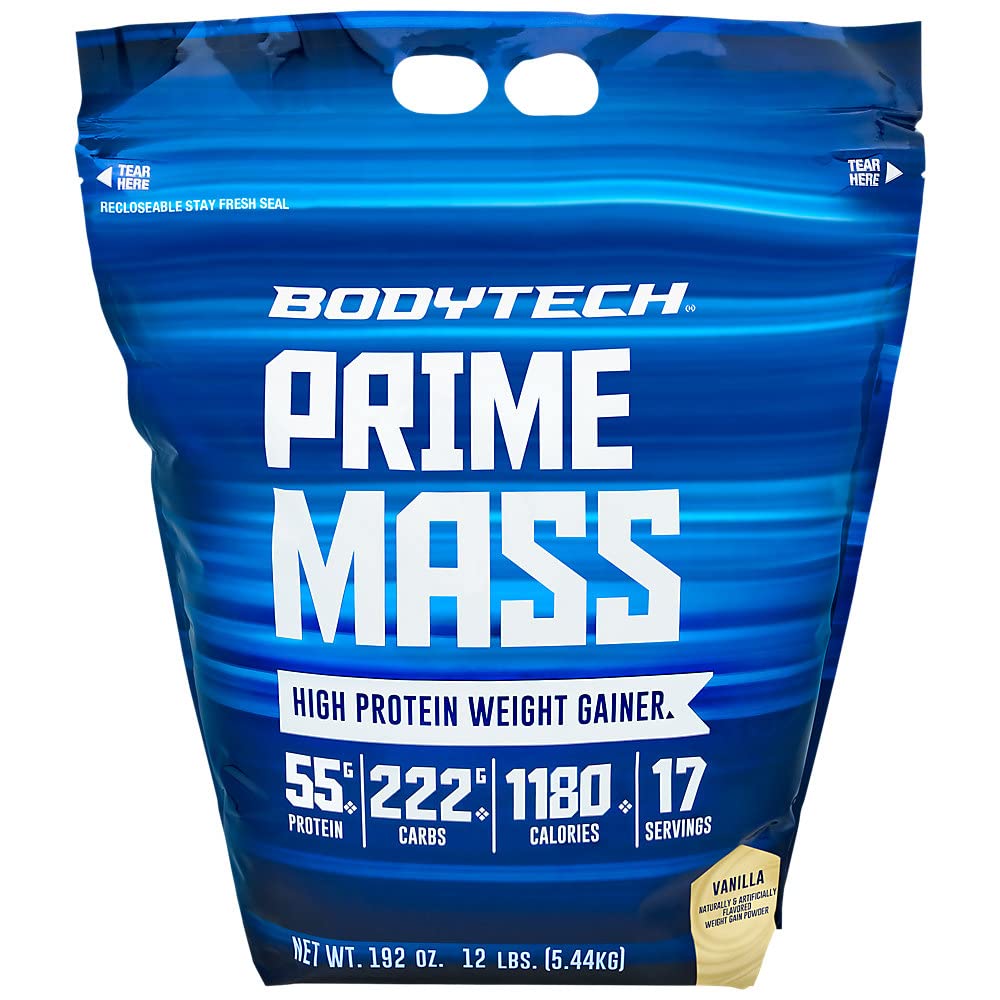 BODYTECH Prime Mass - Vanilla (12 liber. / 17 Služeb)