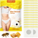 Bee Venom Záplaty, Bee Venom Lymfatické odsávací Záplaty, Bee Venom Lymfatické odsávací Záplaty pro ženy a muže 24ks