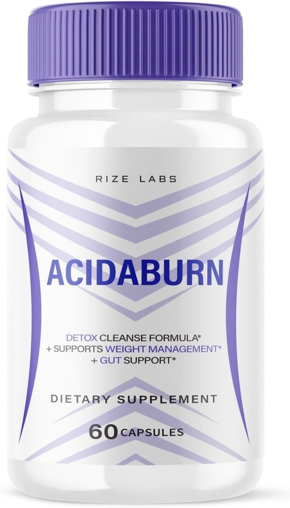 Rize laboratoře Acidaburn Kapsle, Pokročilý pilulka pro zdravé hubnutí, Aktivní životní styl pro lepší život, Maximální síla Vzorec (60 Kapsle)