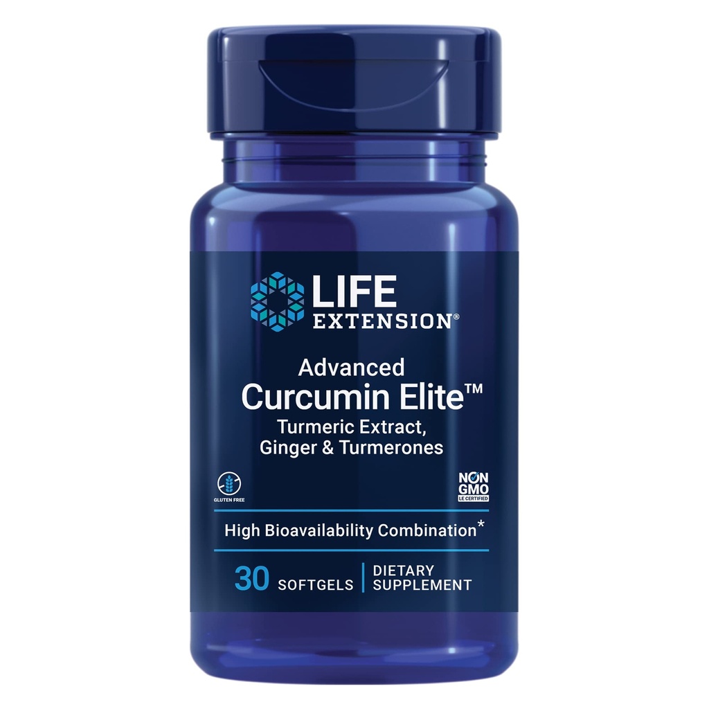 Life Extension Super Omega33 Fish Oil, Curcumin Elite Turmeric Extract & Ginger Softgel Bundle - 240 + 30 Počet