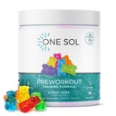 Jeden Sol Pre- cvičení pro ženy, Vylepšené čerpadlo & Focus, Žádné Jitters nebo Crash, Přírodní ingredience, 100% Vegan, gluten zdarma & Soy zdarma, (Gummy Medvěd)