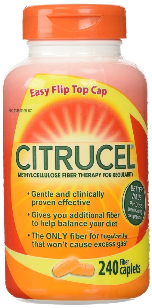Citrucel Fiber Therapy for Regularity 500 mg - 240 Caplet
