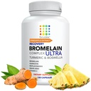 Bruizex Ultra Bromelain a Quercetin Bruising Relief Dodatek, 120 Kapsle 124; Pohmožděná kůže, Trauma Recovery a Otok Chirurgie doplňky 124; Obsahuje Bromelain, Quercetin, Turmeric a Boswellia