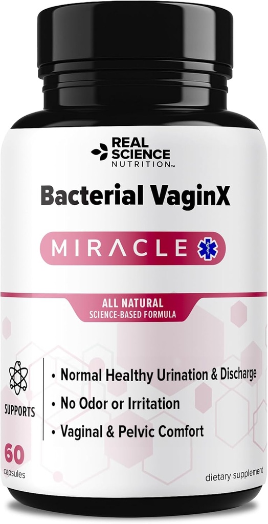 Nabídky Bakteriální VaginX Miracle - Oxid dusnatý Vylepšený pro Womens Vaginal Health & pH Balance Complex, Natural BV Léčba a kvasinková infekce, 60 Kapsle