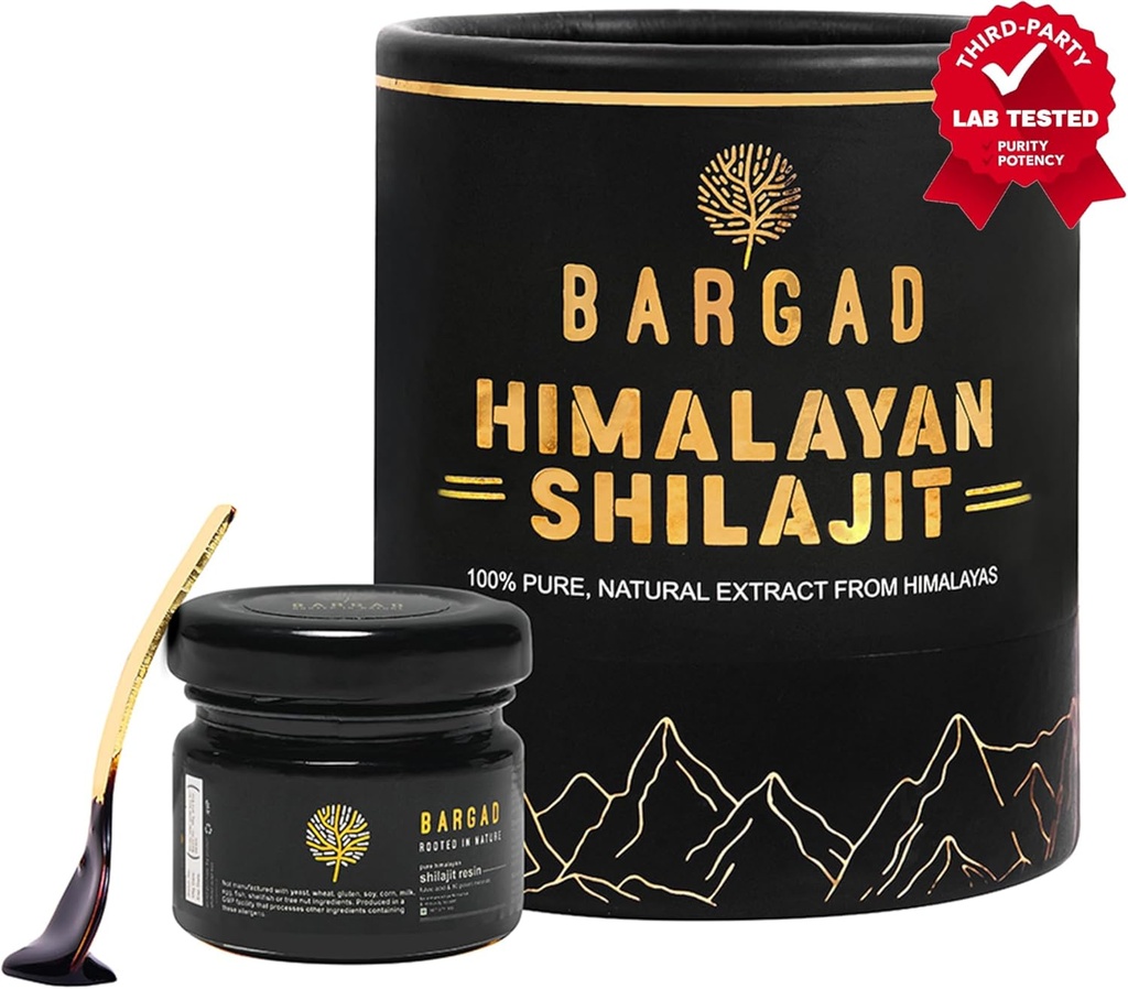 Čistá himalájská Shilajit Resin High potency pro muže a ženy 124; Testovaná laboratoř 124; Gold Stupeň 100% Čistá Shilajit s Fulvic Acid & 85 + Stopy Minerály pro energetický boost a imunitní podporu 124; 30 Gm