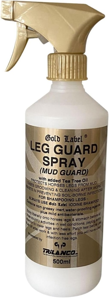 Leg Guard Spray, Pro koně, Zlatý štítek, Prevents Mud Související podmínky, 500 ml Spray