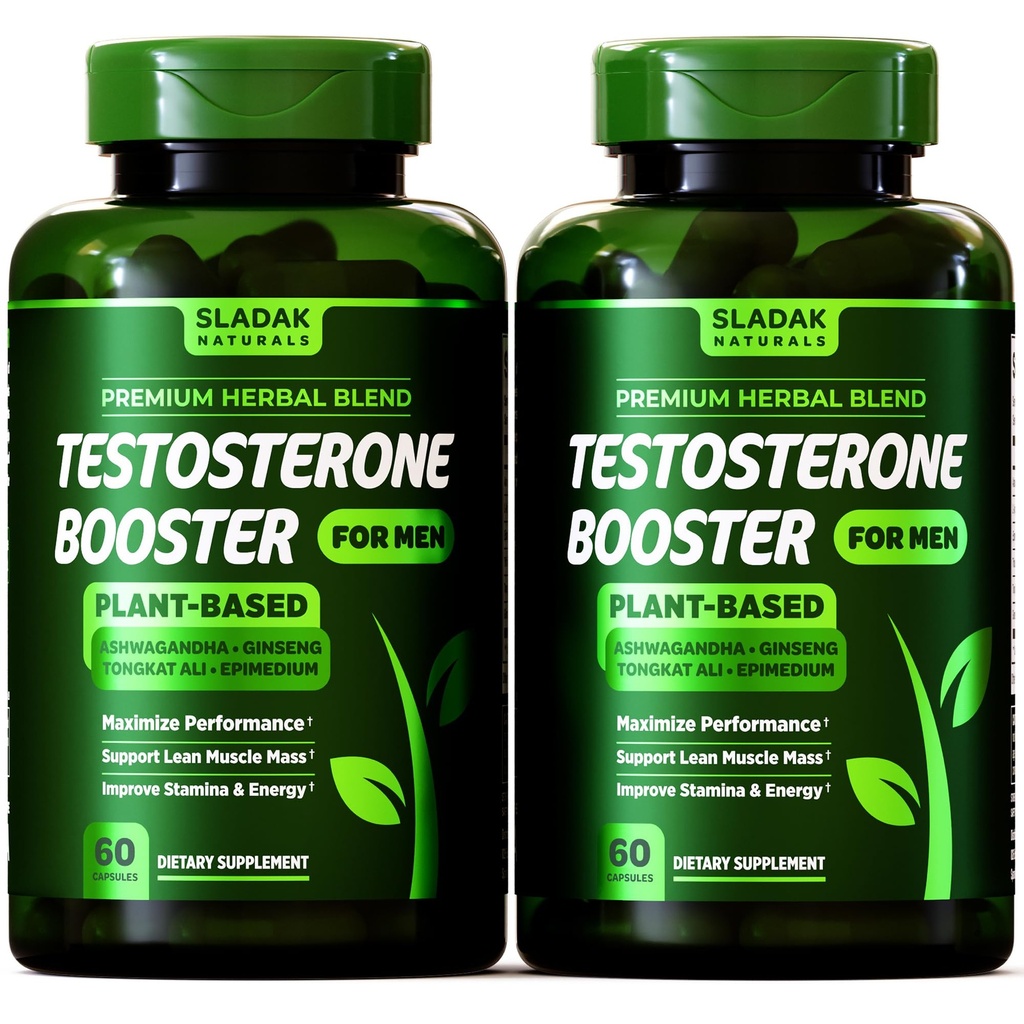 Testosteron Booster Dodatek pro muže - Muž Enhancing Test Boost - Ashwagandha, L-Arginin, Tongkat Ali, Tribulus + Více - Cvičení, Build Muscle, síla, energie a výkon - 2 měsíce dodávky