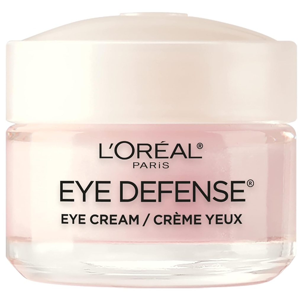 L 'Oreal Paris Dermo- Expertise Eye Defense Eye Cream with Caffeine and Hyaluronic Acid 0.5 oz
