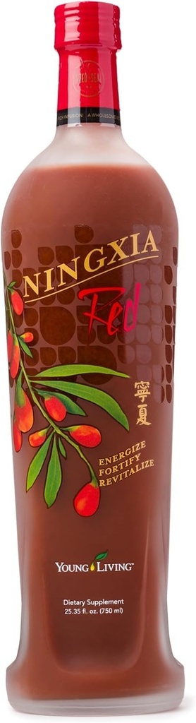 Mladá žijící NingXia červená 124; 25.35 oz láhev 124; Antioxidant- Rich Supergruit Směs 124; Antioxidant nápoj 124; Zvýšení fyzikální energie 124; Funkce Wolfberry, Plum, Aronia, Cherry, Blueberry, & Pomegranát