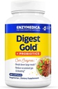 Enzymedica Digest Gold + Probiotika, 2- in-1 Vzorec pro Gut zdraví, trávicí enzymy & Aktivní probiotické kultury, 180 Počet