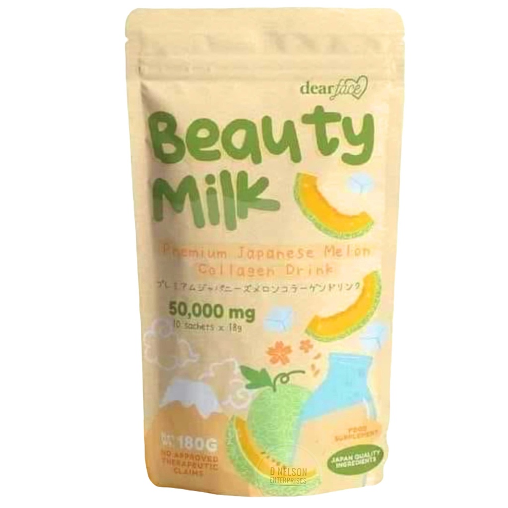 Kosmetické mléko Japonské kolagen MELON Drink - 50,000mg Hydrolyzované kolagen, 6.3 Ounce (Balení po 1)