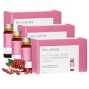 Relumins Glutathione Hydration Shots - Post- Summer Skin Recovery & Cold Weather Hydration - Collagen- Booting & Made in USA - Granátová lahev - 30 Lahviček x 50 ml