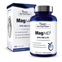 1MD Nutrition MagMD Plus - Magnesium se zinek & D3 cd 124; Promotes Heart Health, podporuje sílu kostí a svalů, a AIDS imunitní systém - 120 Ct