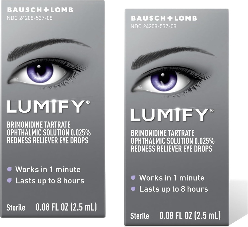 LUMIFY Reliever Oční kapky 0, 08 fl oz (2, 5 ml) Balení po 2 ks