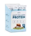 Multi kolagen protein Powder Packets - Typy I, II, III, V & X - Hydrolyzovaná tráva Fed Bovine, Wild Caught Fish, & Free- Range Chicken & Eggshell Collagen. Non- GMO, Halal, (10g každý, 20 balíčků)