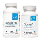 XYMOGEN NiaVasc 750 Setrvalá uvolňování niacinu (120 tablet) + Diovasc podpora pro zdravé vesty + mikrocirkulace (60 tobolek)