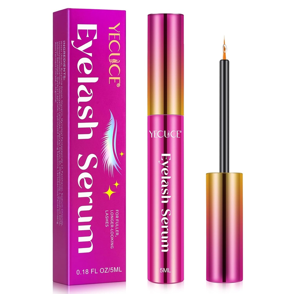 Lash sérum, 5ML Lash sérum pro růst řas, Premium Eylash růstové sérum pro delší, Fuller, a tlustší řasy, Boost Lash růstové sérum: Uvolněte sílu přírody pro memerizace řasy
