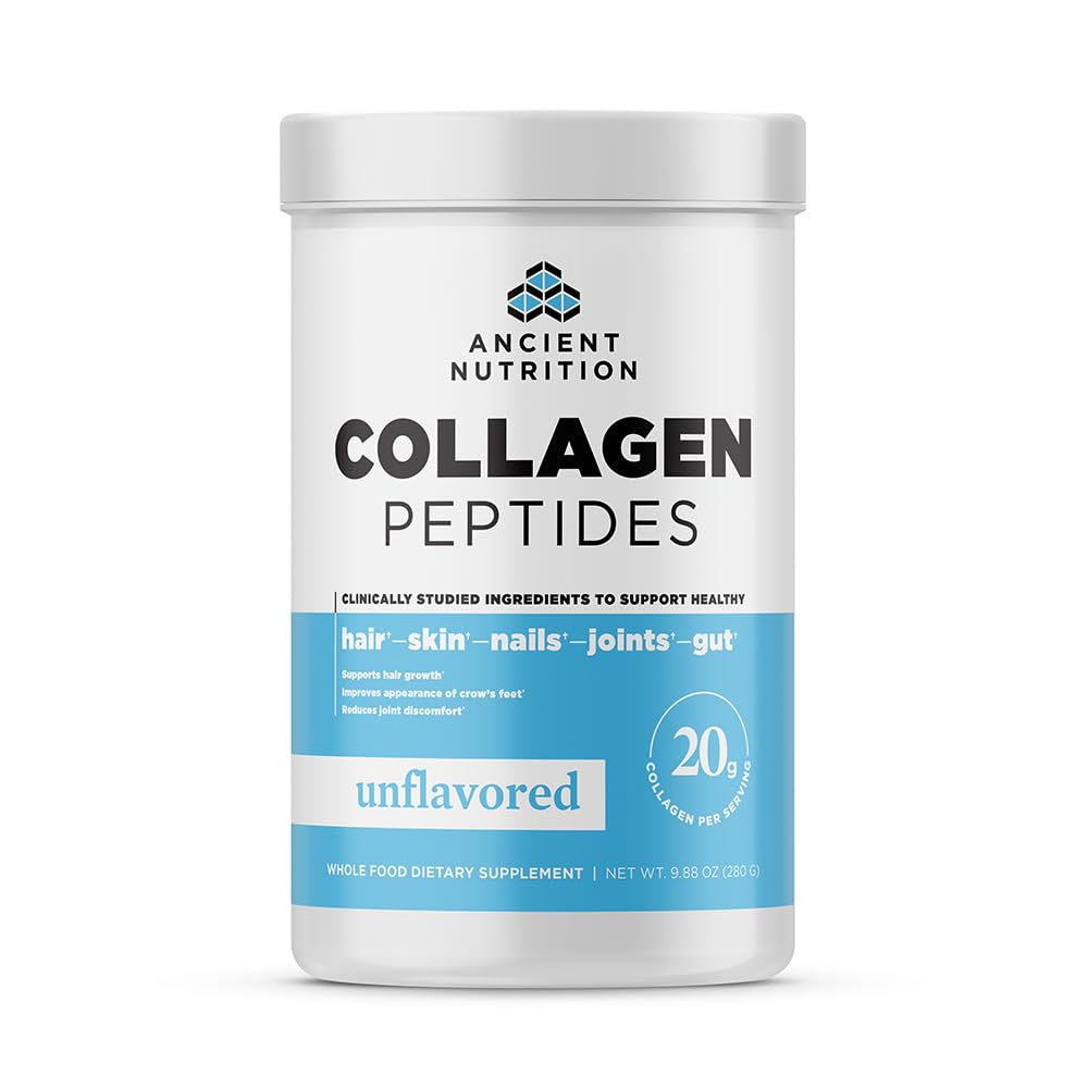 Starověké výživy Neochucené kolagen Peptidy, 9.88 OZ