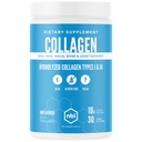 NBI Neochucené, Kolagen Peptidy Powder, Paleo- a Keto Friendly, Typ I a III Hydrolyzované kolagen, Amino kyseliny dodatek, mléčné zdarma, Soy zdarma, gluten zdarma