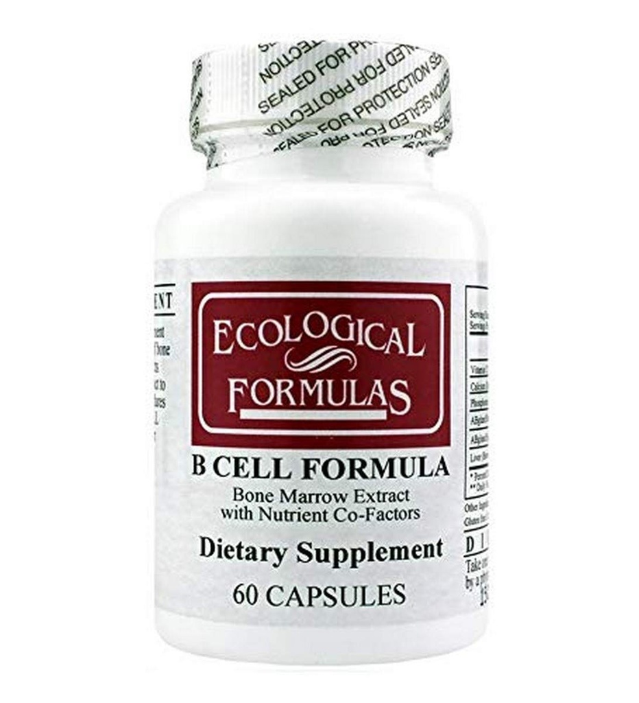 Ekologické parametry B Cell Formule, bílá, 60 Počet