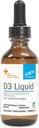 XYMOGEN D3 Liquid - Liquid Vitamin D Kapky s vitamínem D3 na podporu imunitního zdraví, Bone + Heart Health - 1000 IU VIT D per Drop - Micro- Emulsified for Enhanced Absorption (2.03 oz / 1500 Servings)
