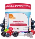 Zahler Kids Imunitní Supplement s Elderberry, zinkem a vitamínem C D3 A - Grape ochucené žvýkací tablety - Kosher pro děti věku 4 a více, 60 Počet