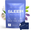 Premium Sleep Patches pro dospělé - 30 balení 124; Extra síla melatonin Patches With L-Theanine & Ashwagandha - Spací Patch For Restful Nights, Skin- Friendly & Comfortable - Fast- Acting, Long- Lasting