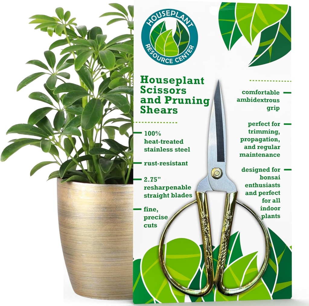 Premium Houseplant Nůžky 124; 100% nerezová ocel, Ultra- Precizní zahradní nůžky pro propagace & Trimming Novák 124; Rust-Resistant, Easy Clean Pruning Nůžky 124; Indoor & Outdoor Nováček 124; Komfortní & Ambidexous