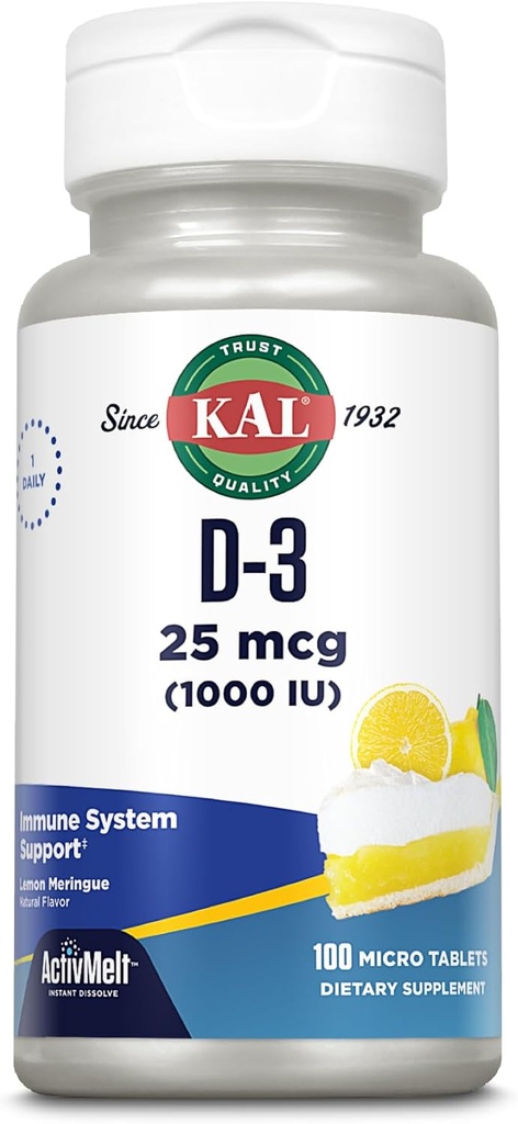 Kal Vitamin D-3 1000 IU iž