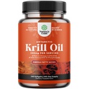 Antarktida Krill Oil 500mg Softgels - Omega 3 Krill Oil Dodatek s EPA DHA & Astaxanthin pro Brain Joint & Heart - 3. strana Lab Tested No Gluten GMO nebo Fishy Aftertache (Až 8 měsíců dodávky)