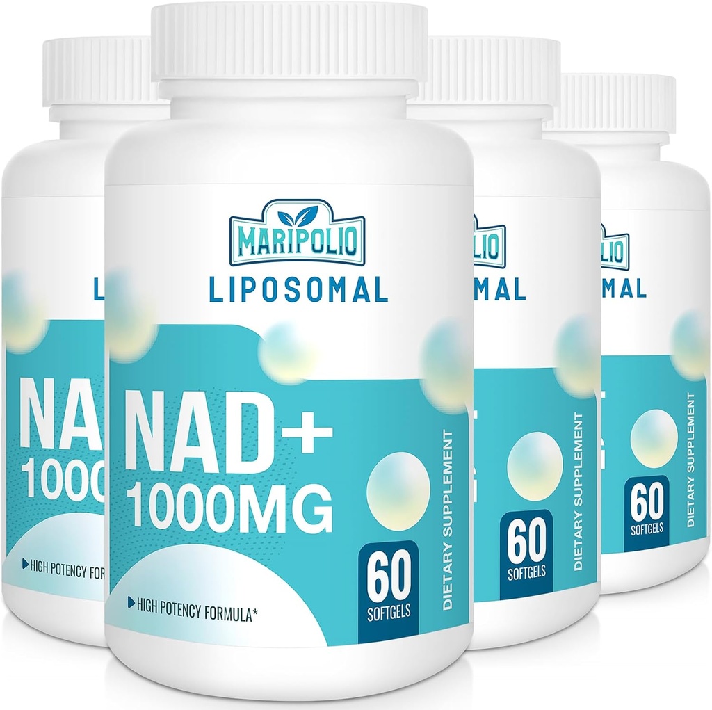Lipozomální NAD + dodatek 1000 mg PHARMAN 124; nejvyšší NAD Pontechy PHARMAN 124; Max Absorpční GARMAN 124; čistý NAD doplněk PHARMAN 124; Opravy energie a DNA, aging defense, Brain Function PHARMAL 124; 240 Softgels