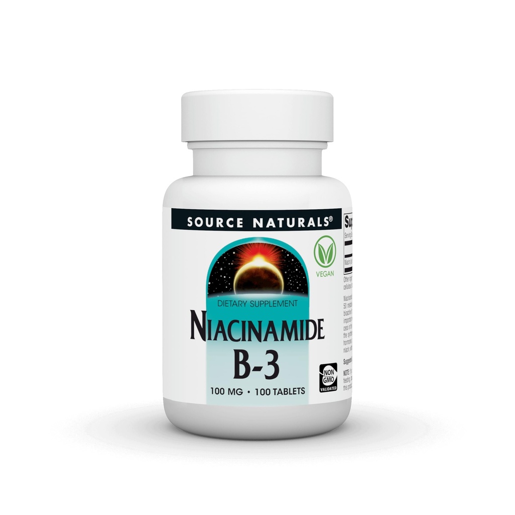 Zdroj Naturals Niacinamid B-3, 100 mg dodatek stravy - 100 tablet