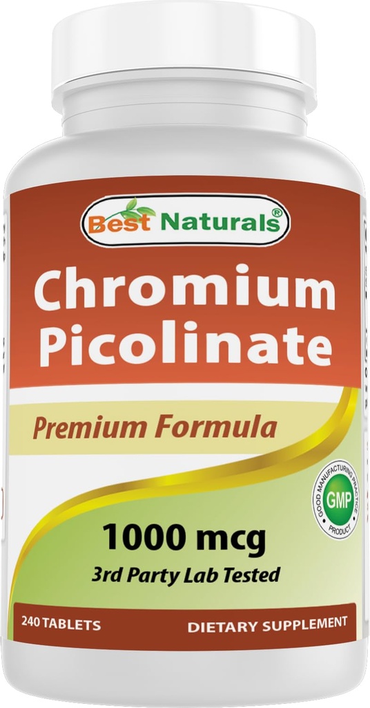 Nejlepší Naturals Chromium Picolinate 1000mcg 240 tablet