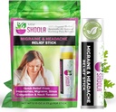 Migréna Relief a bolest hlavy Relief Balm Stick Roll On - 100% Organic Bylinný Balzám - Rychlá úleva od bolesti hlavy, Migréna, Stuffy nos zácpa, Napětí krku - Žádné vedlejší účinky Vapor Rub