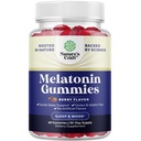 Melatonin 5mg přírodní - želatina zdarma a Halal melatonin gumy 5mg Spánek doplněk pro dospělé - Berry spánkové gumy pro dospělé pád uspávací rychleji s přírodními příchutí a barvivy 60ct