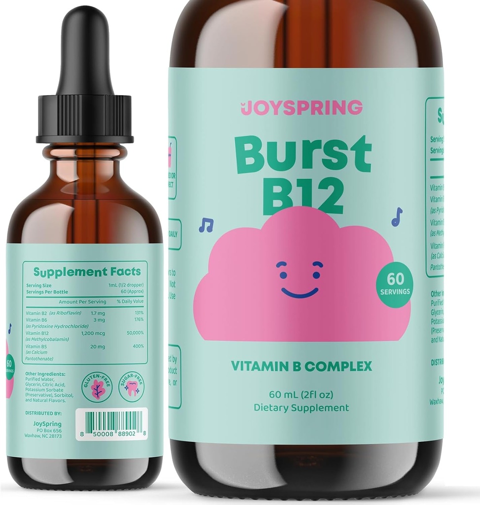 JoySpring Liquid B Complex - Multivitaminové kapky pro děti - Genius Vitamin pro děti