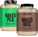 NAKED Vegan Protein Bundle: 5LB Neochucené Pea a 5LB Organická rýže