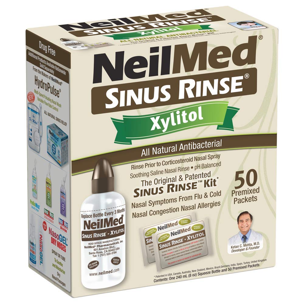 NeilMed Sinus Rinse Kit s Xylitolem, 50 Počet (balení po 1)