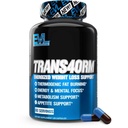 EVL Thermogenic Fat Burner Support - Rychle působící hubnutí energie a appetite Support - Trans4orm Green Tea Supplement pro muže a ženy - 60 Služeb