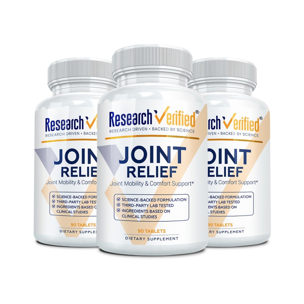 Ověřená společná podpora výzkumu - Glucosamine, MSM, Turmeric, Boswellia, BioPerine - Vegan - 270 Kapsle - 3 měsíční dodávky