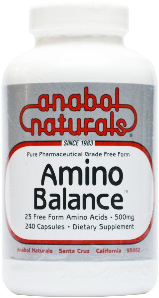 Amino Balance 240 čepice, Amino energetický dodatek, Kompletní 23 Freeform Amino Blend Formule s BCAA, 9 esenciální aminokyseliny EAA je pro sportovní výživu, Po cvičení Muscle Recovery